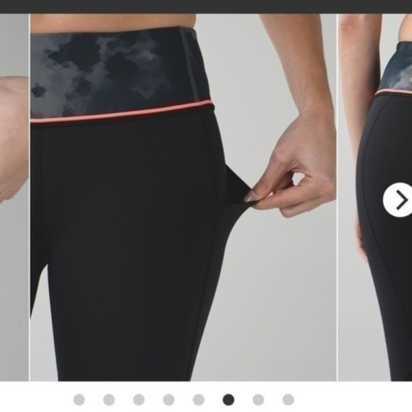 Lululemon Pace Rival Crop *22" Black legging size 4 - Picture 3 of 16